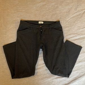 Taylor Stitch 36x32 Camp Pant in Charcoal Wool